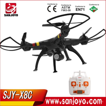 RC Quadcopter With Camera 2.4G 4CH Syma X8C VS X5C LED Light Professional Remote Control Drone SJY- SM-X8C